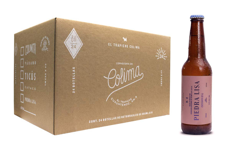 24 Pack Cerveza Piedra Lisa Session IPA