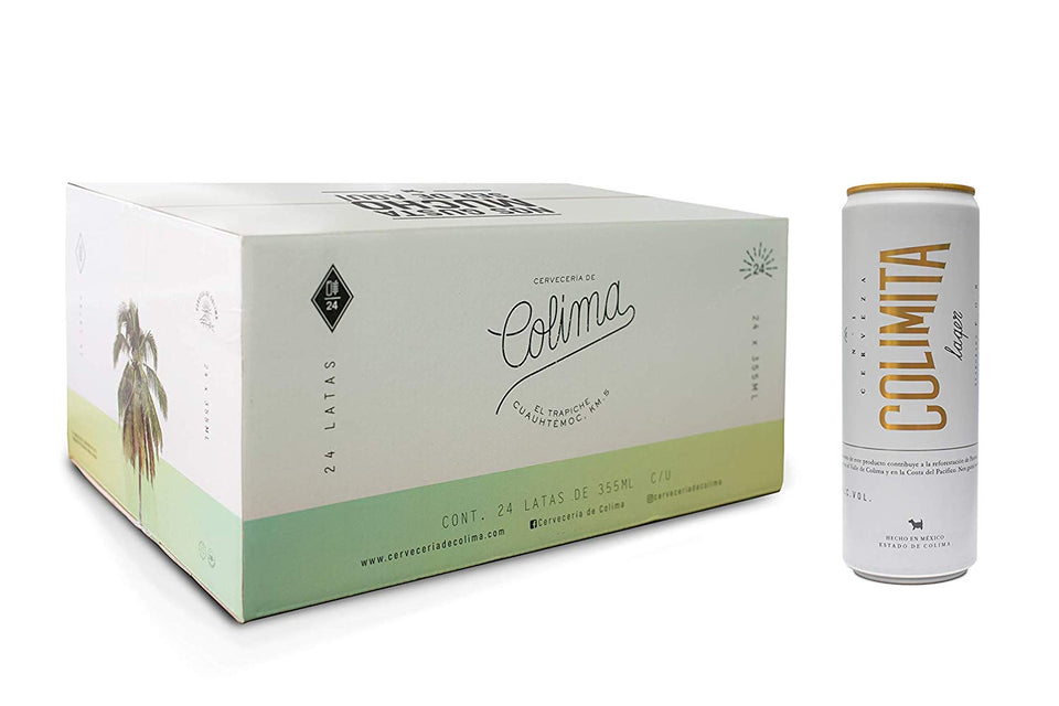 24 Pack Cerveza en lata Colimita Lager