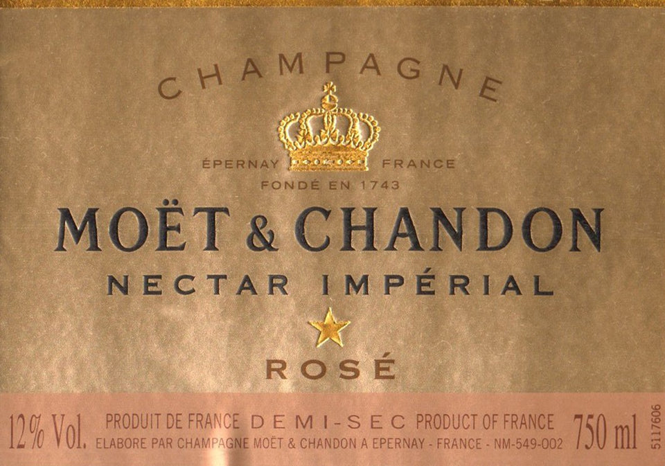 Champagne Moet & Chandon Nectar Imperial Rose Demisec 750 ml